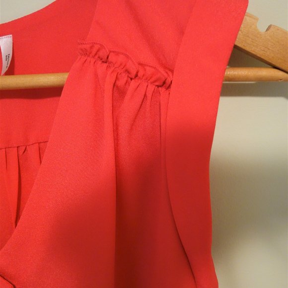 H&M Coral Sleeveless Blouse - Picture 4 of 7